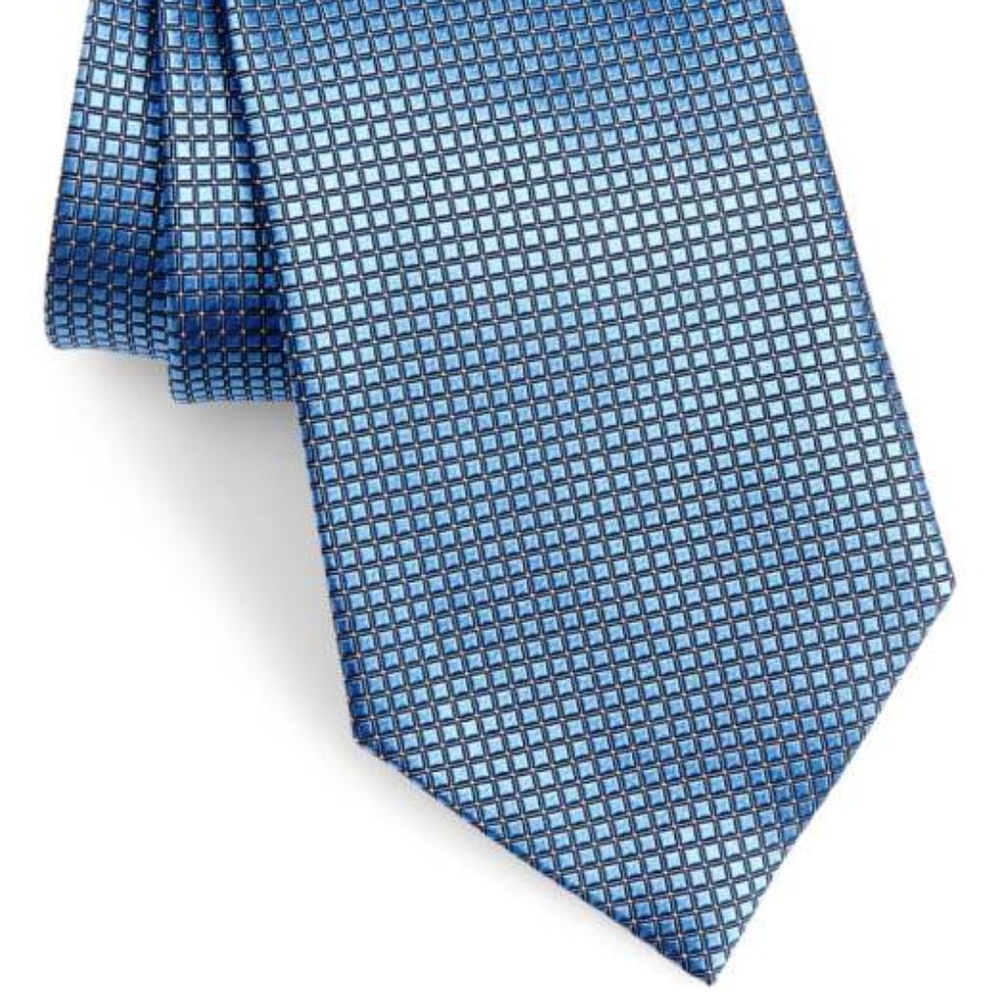 Ermenegildo ZEGNA tie. NEW w/ tags! blue silk